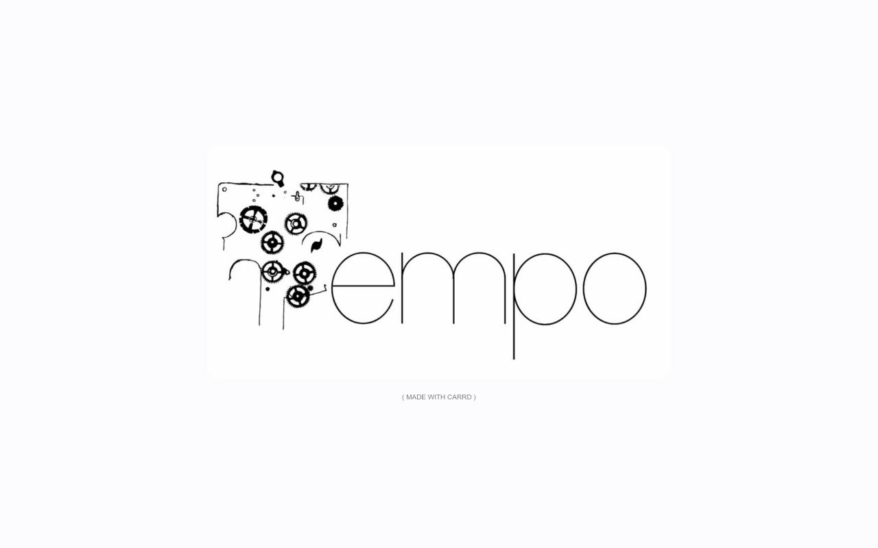 Carrd profile picture for @tempo